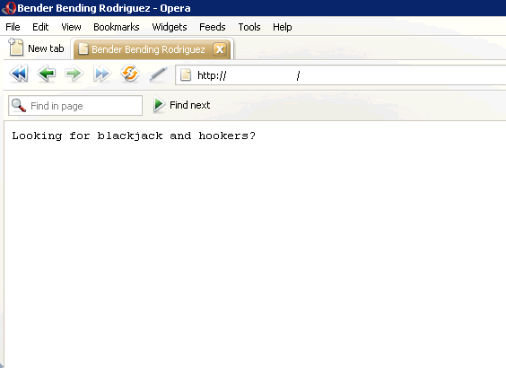 Calling-card-type message left on each Pandex C&C server.