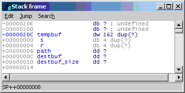 Stackframe of ‘BuildIcmProfilePath’.