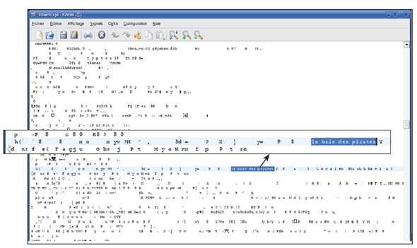 Cryptonit encryption password in a HIBERFIL.SYS file.