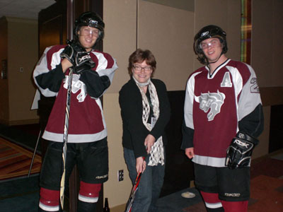 Jeannette Jarvis shows the Ottawa Gee-Gees how it’s done.