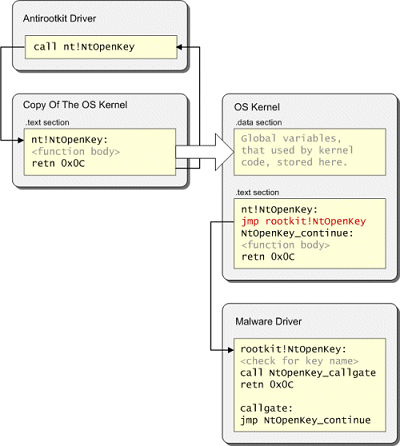 Duplicated kernel execution flow.