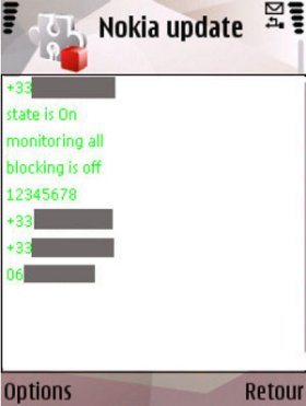Zitmo’s debug window dynamically sent to the foreground.