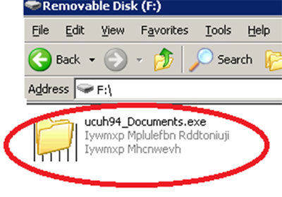 Copy of the malware that will be dropped from the infected USB drive onto the user’s system.