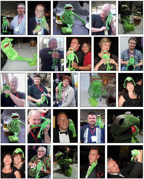 VB2011 saw a special guest appearance from Kermit the frog – or was it his beer-loving Spanish cousin Gustavo?