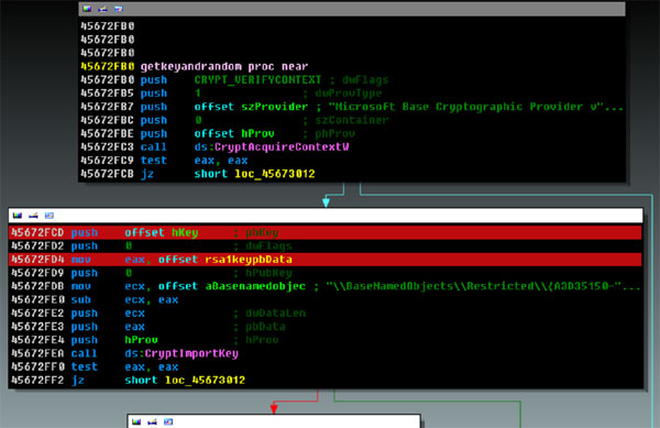 Importing the public key.