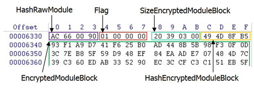 ModuleBlockInLog of the FTP grabber module.