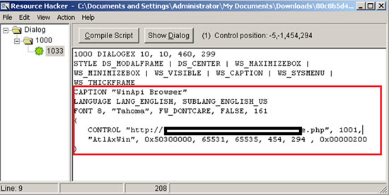 AtlAxWin class with control object.