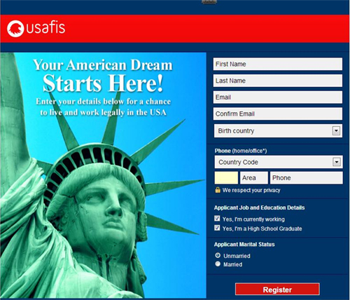 Job scams encourage users to follow their ‘American dream’.