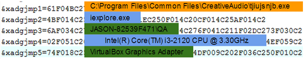 XOR with fixed DWORD key.