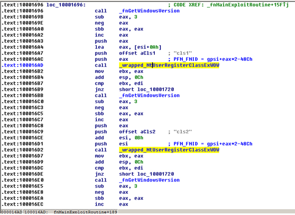 Wrapper Win32k function leads to MS09-025.