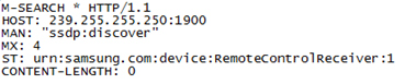 M-SEARCH packet payload.
