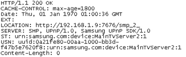 M-SEARCH response payload.