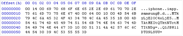 Remote controller authentication packet bytes.