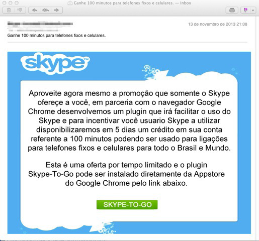 Skype-To-Go free for Chrome users! It’s easy, just install an extension…