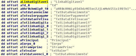 ‘Linha Digitável’ means typeable line in Portuguese – it’s the ID field number.