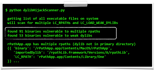 Automatically detecting vulnerable applications.