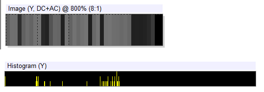 The script used for demonstration, encoded as a greyscale image.